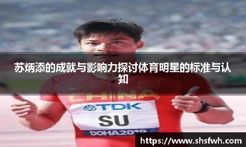 苏炳添的成就与影响力探讨体育明星的标准与认知